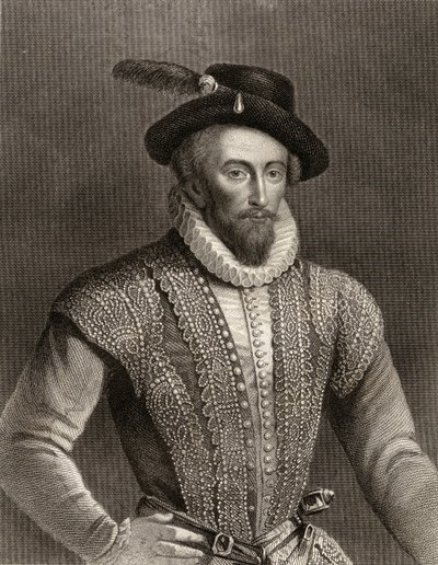 Portrait of Sir Walter Raleigh by English School